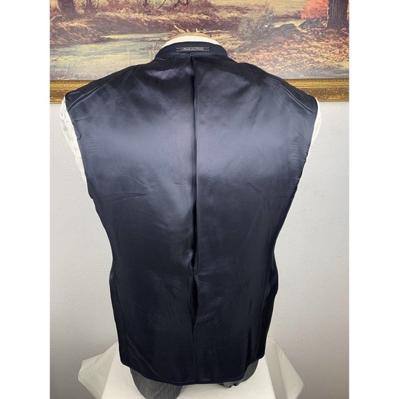 Mickey Spatz Vitale Canonico Blazer Navy Blue Size 40S - Picture 8 of 12